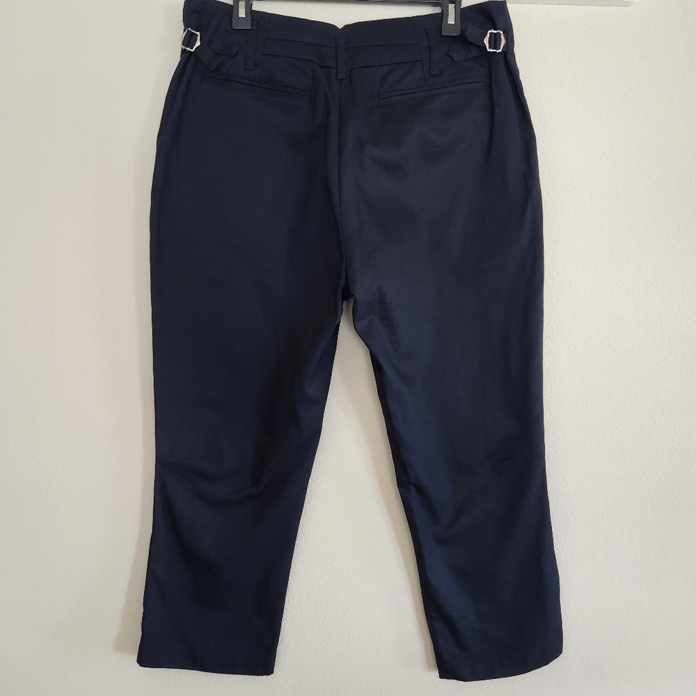 STAMPD Mens Black Cropped Ankle Pants With Waist Adjusters Size 32 NWT - Picture 3 of 16